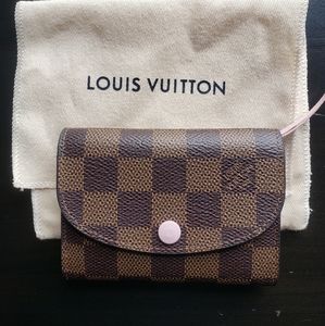 Louis Vuitton Rosalie Coin purse damier ebene